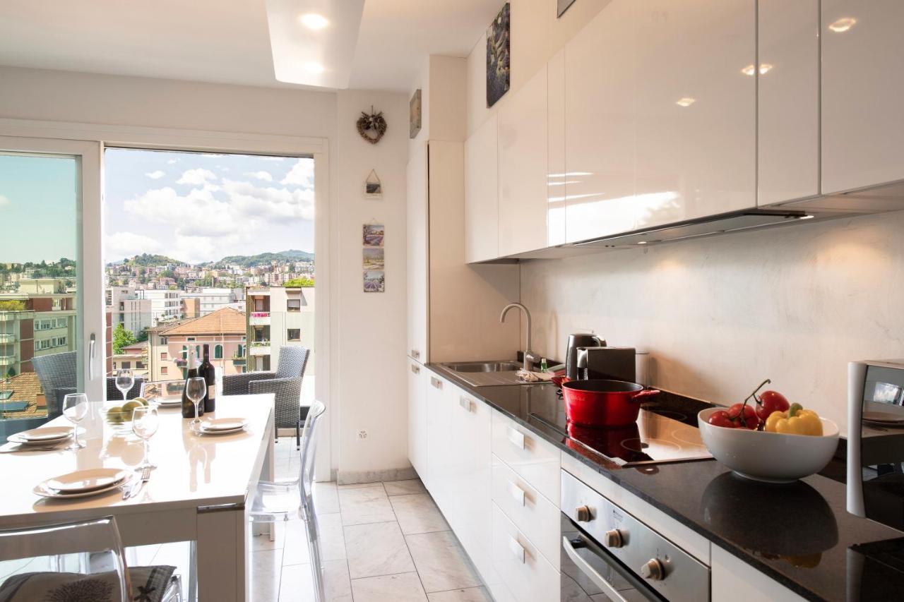 Panoramic Penthouse - Happy Rentals Lugano Buitenkant foto