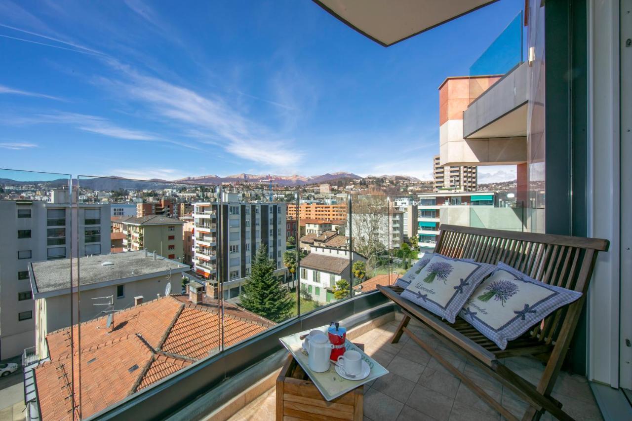 Panoramic Penthouse - Happy Rentals Lugano Buitenkant foto